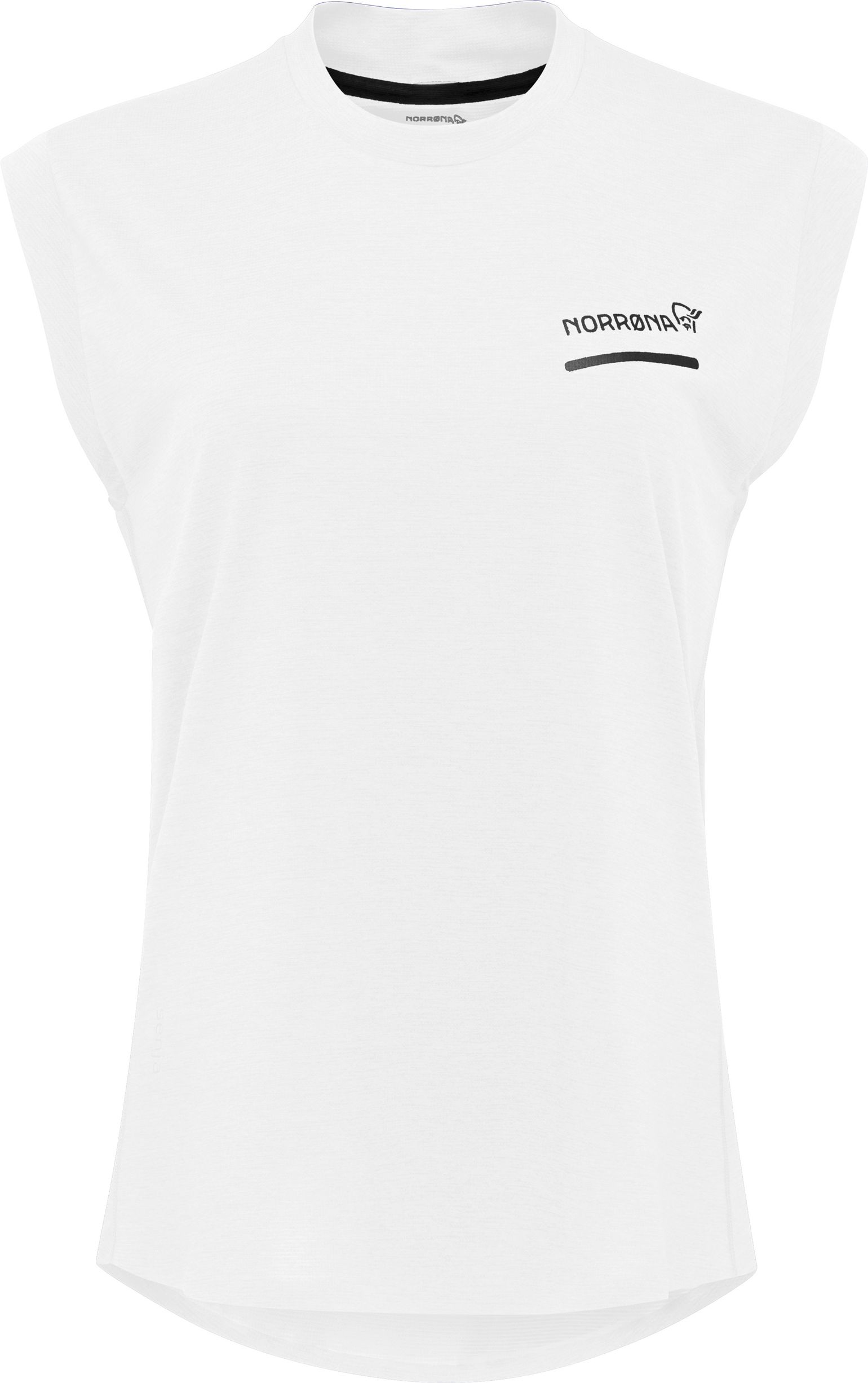 Norrøna Women's Senja Equaliser Sleeveless T-Shirt Snow White