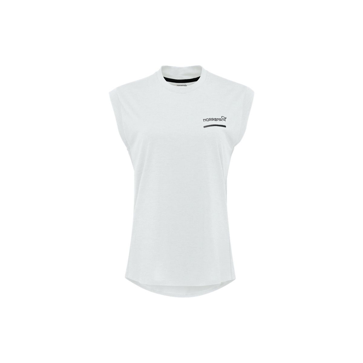 Norrøna Women's Senja Equaliser Sleeveless T-Shirt Snow White