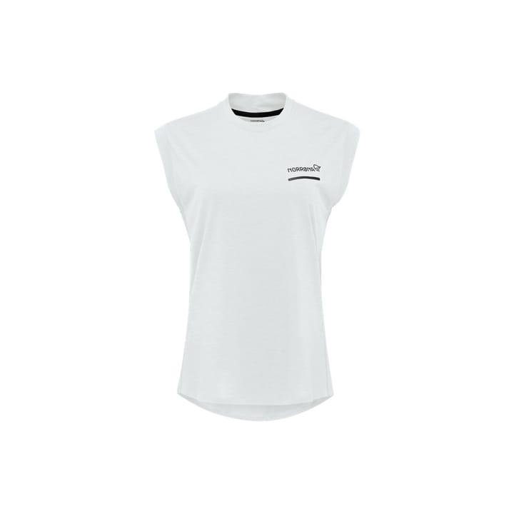 Norrøna Women's Senja Equaliser Sleeveless T-Shirt Snow White Norrøna