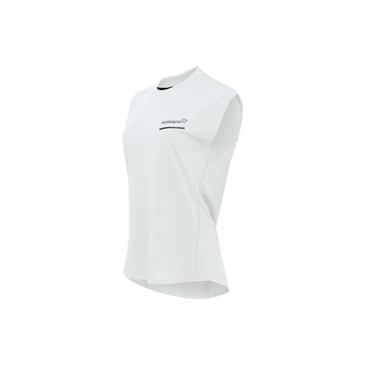 Norrøna Women's Senja Equaliser Sleeveless T-Shirt Snow White Norrøna