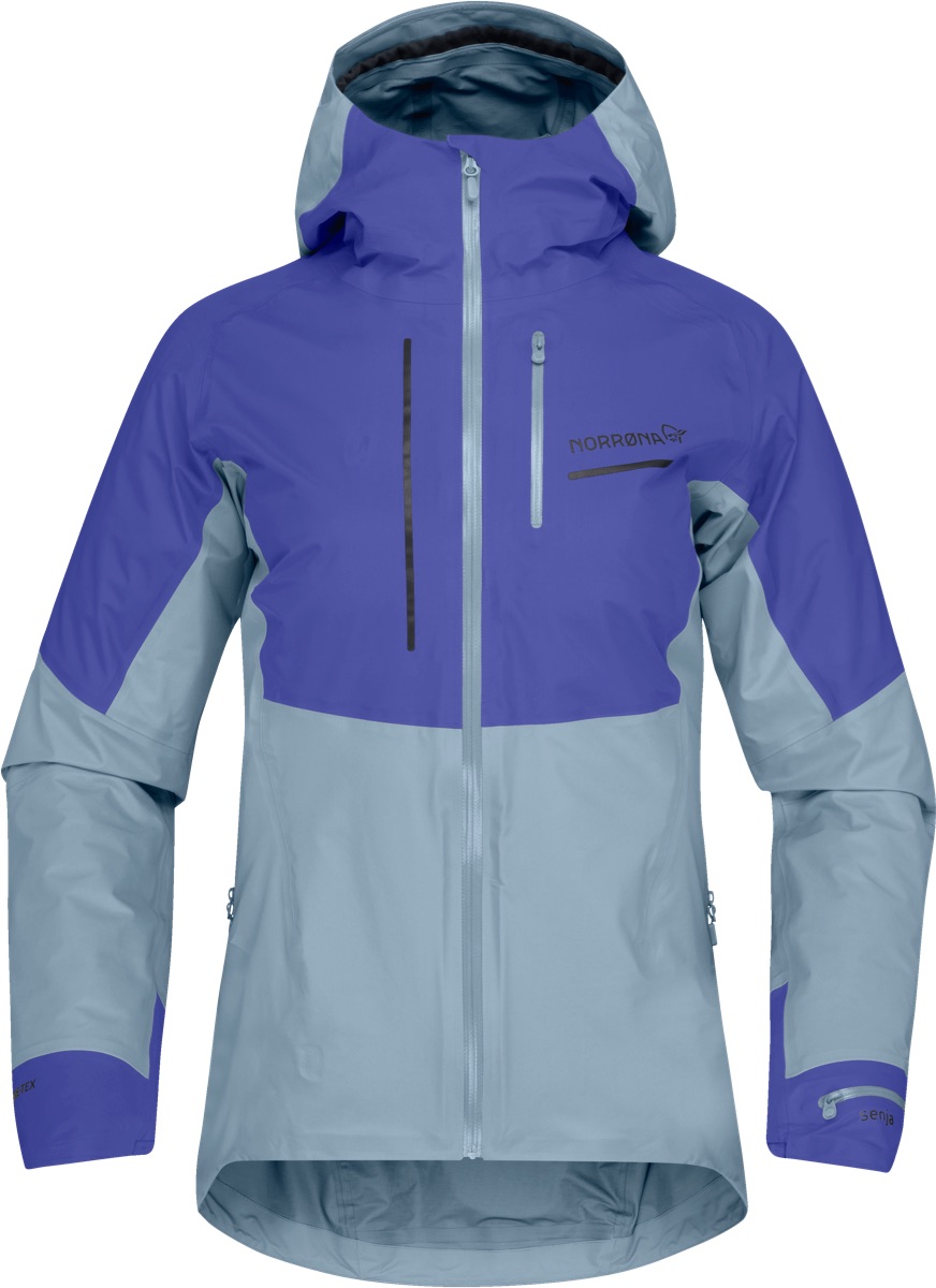 Norrøna Women’s Senja GORE-TEX Active Jacket  Royal Blue/Blue Fog