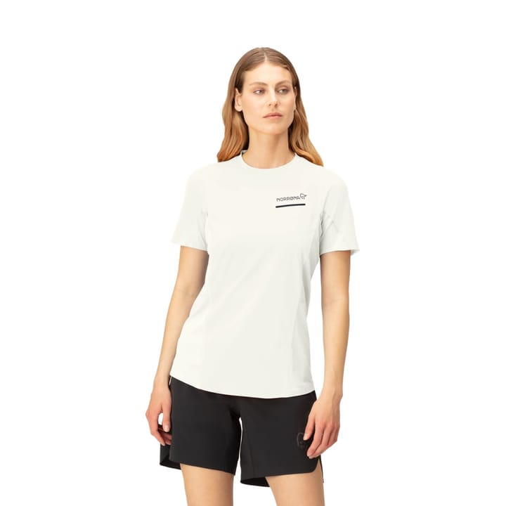 Norrøna Women's Senja Equaliser Lightweight T-Shirt Snow White Norrøna