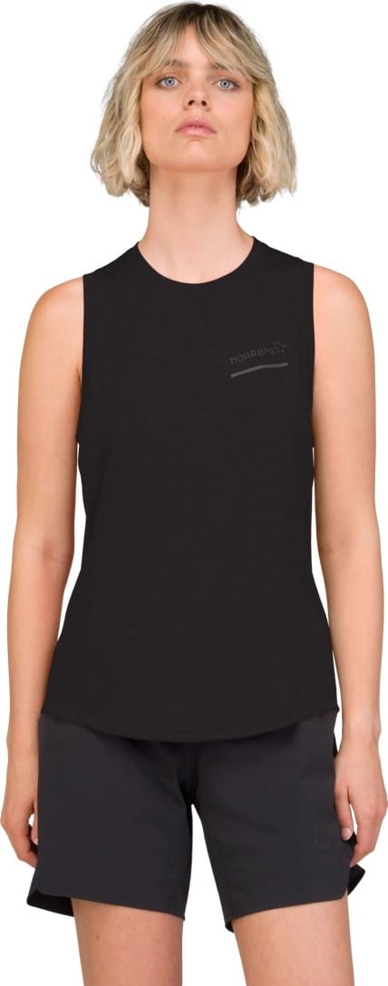 Norrøna Women's Senja Equaliser Tank Top Caviar Norrøna