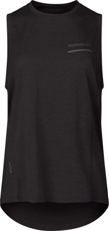 Norrøna Women's Senja Equaliser Tank Top Caviar Norrøna