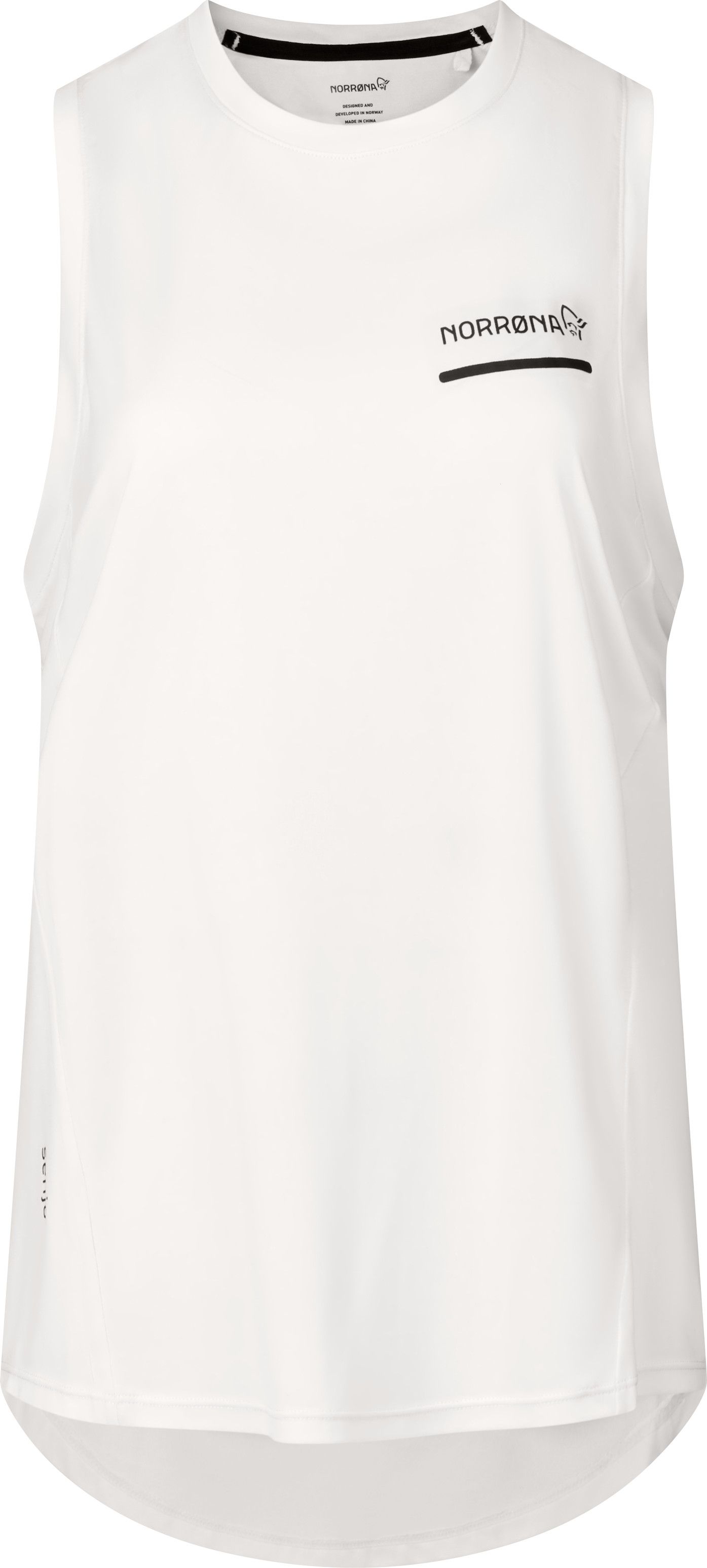 Norrøna Women's Senja Equaliser Tank Top Snow White