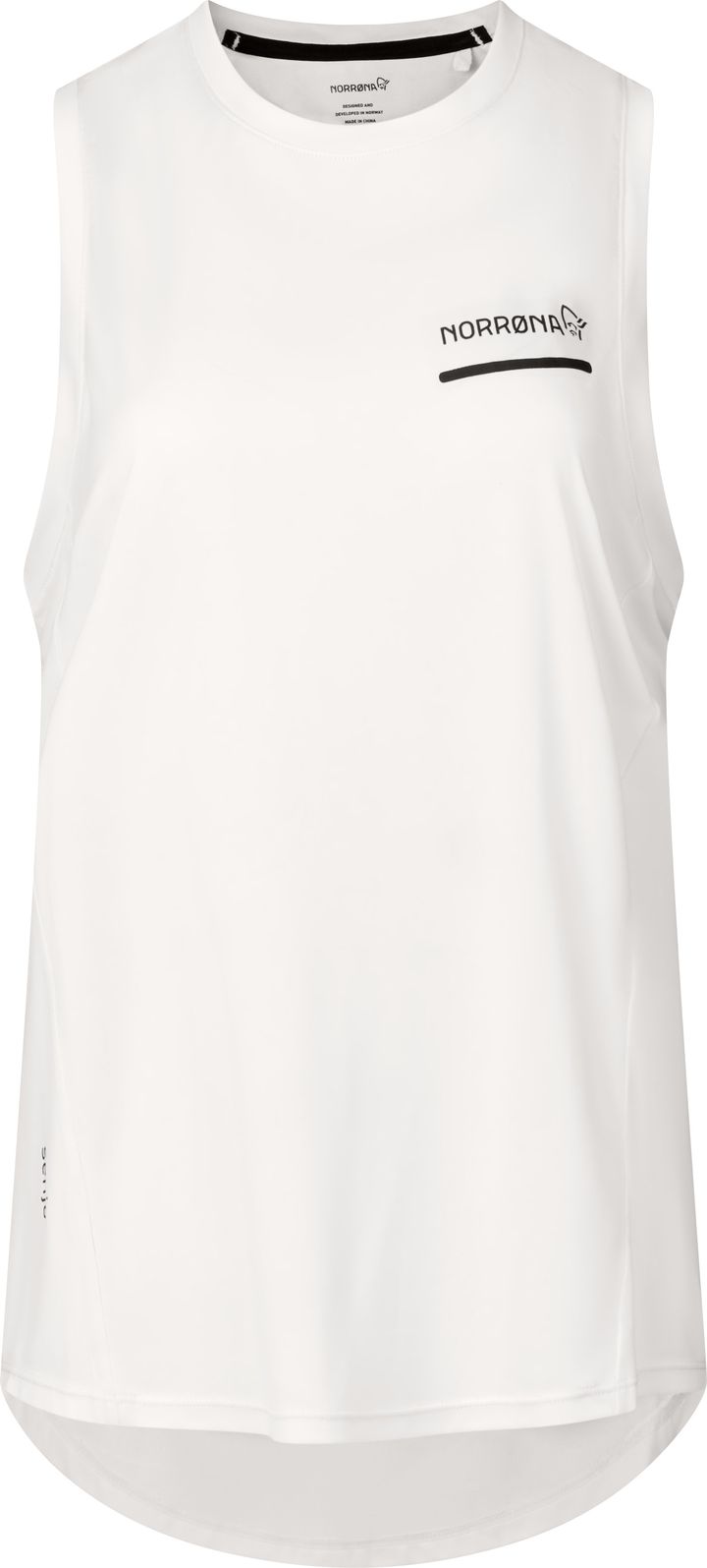 Norrøna Women's Senja Equaliser Tank Top Snow White Norrøna