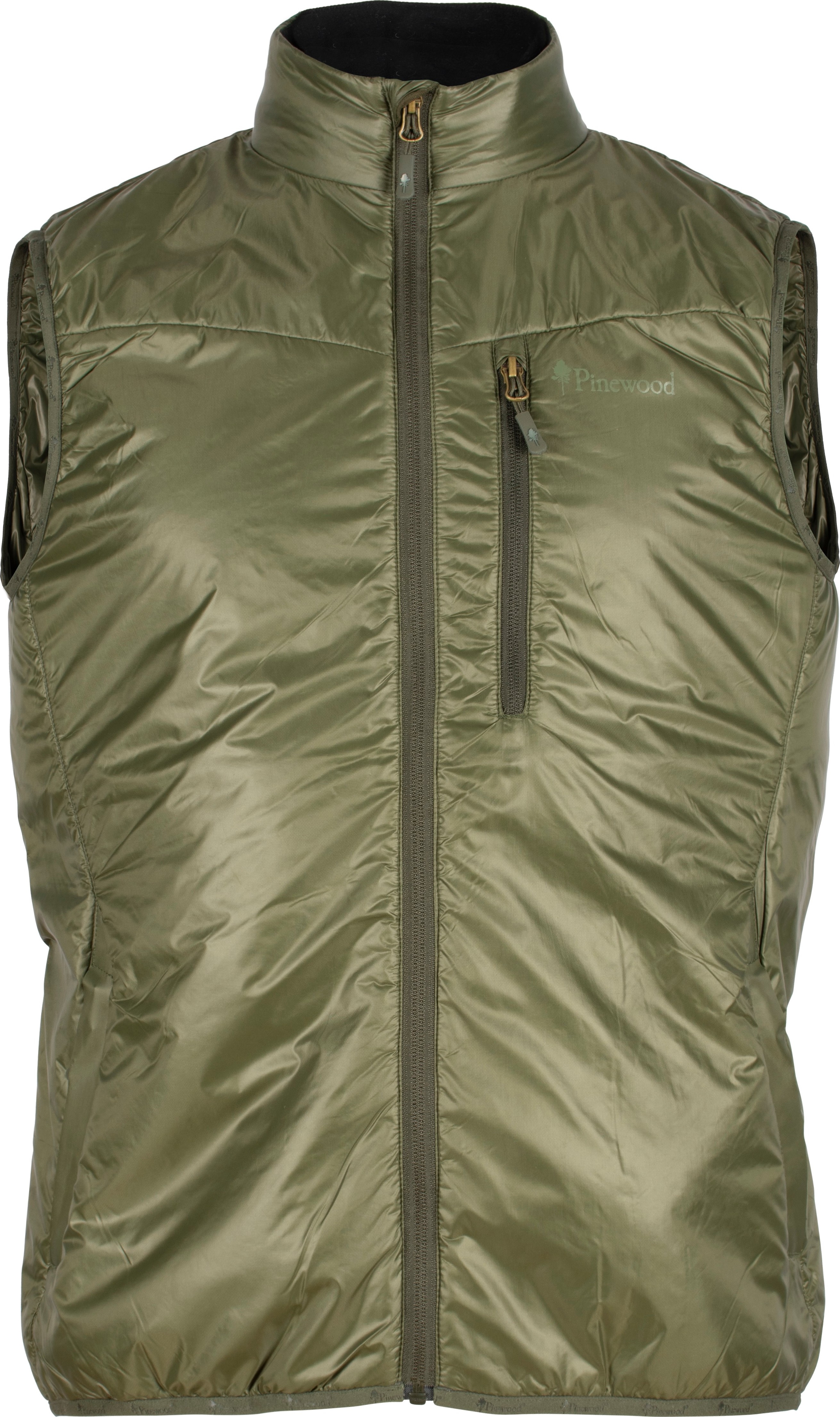 Pinewood Men’s Wool Insulated Midlayer Vest Moss Green