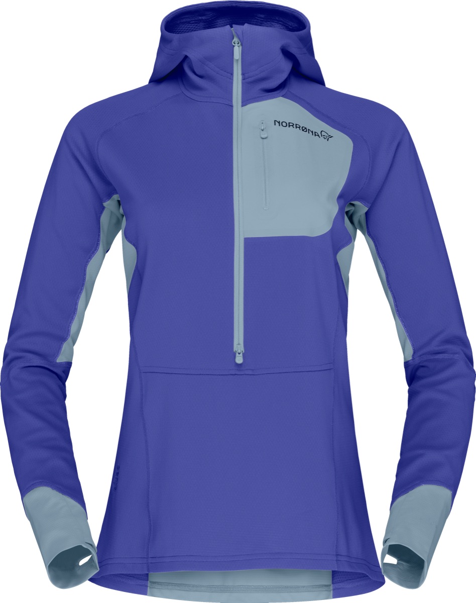 Norrøna Women’s Senja Warm1 Hood Royal Blue