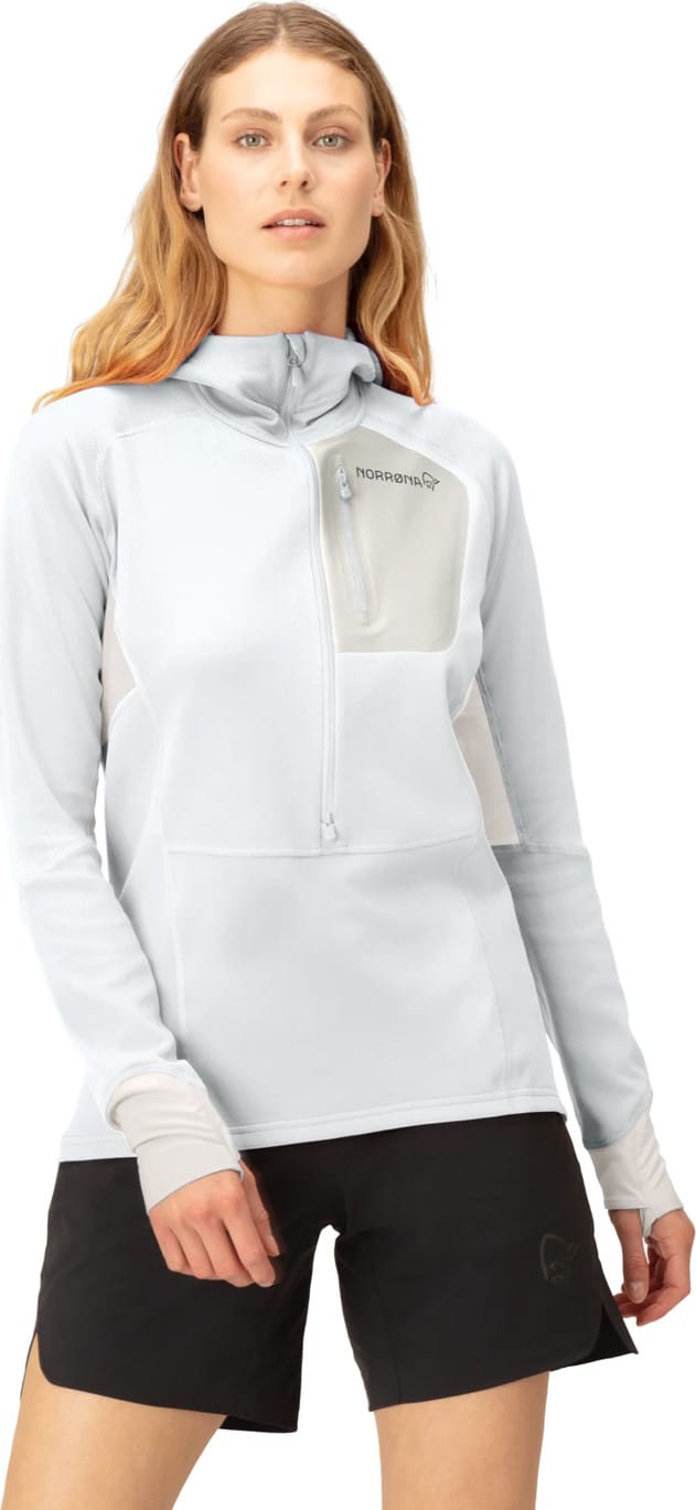 Norrøna Women's Senja Warm1 Hood Snow White Norrøna