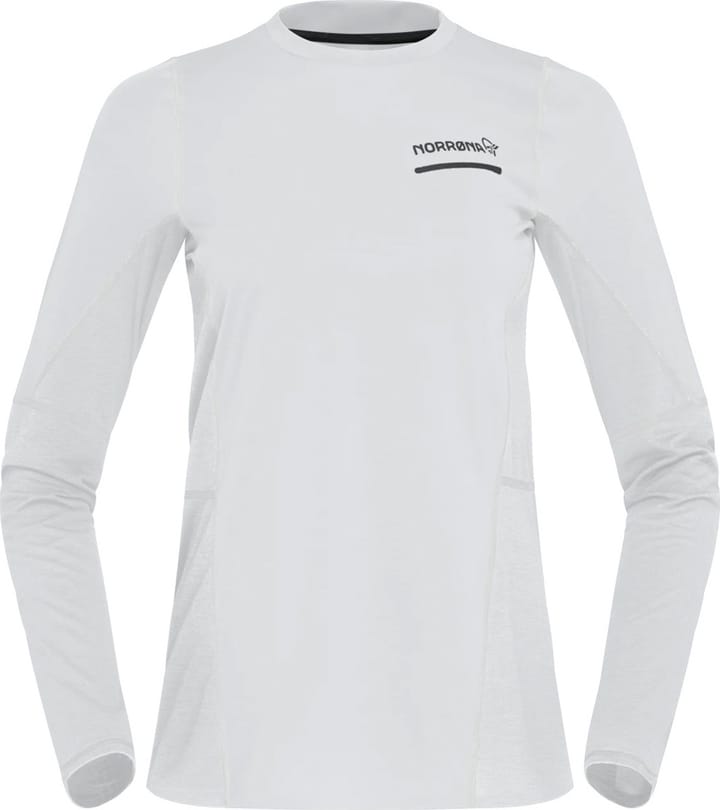 Norrøna Women's Senja Equaliser Lightweight Long Sleeve  Snow White Norrøna