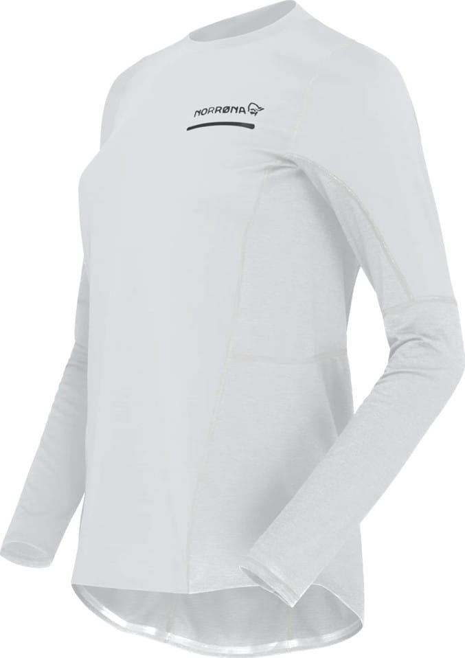 Norrøna Women's Senja Equaliser Lightweight Long Sleeve  Snow White Norrøna