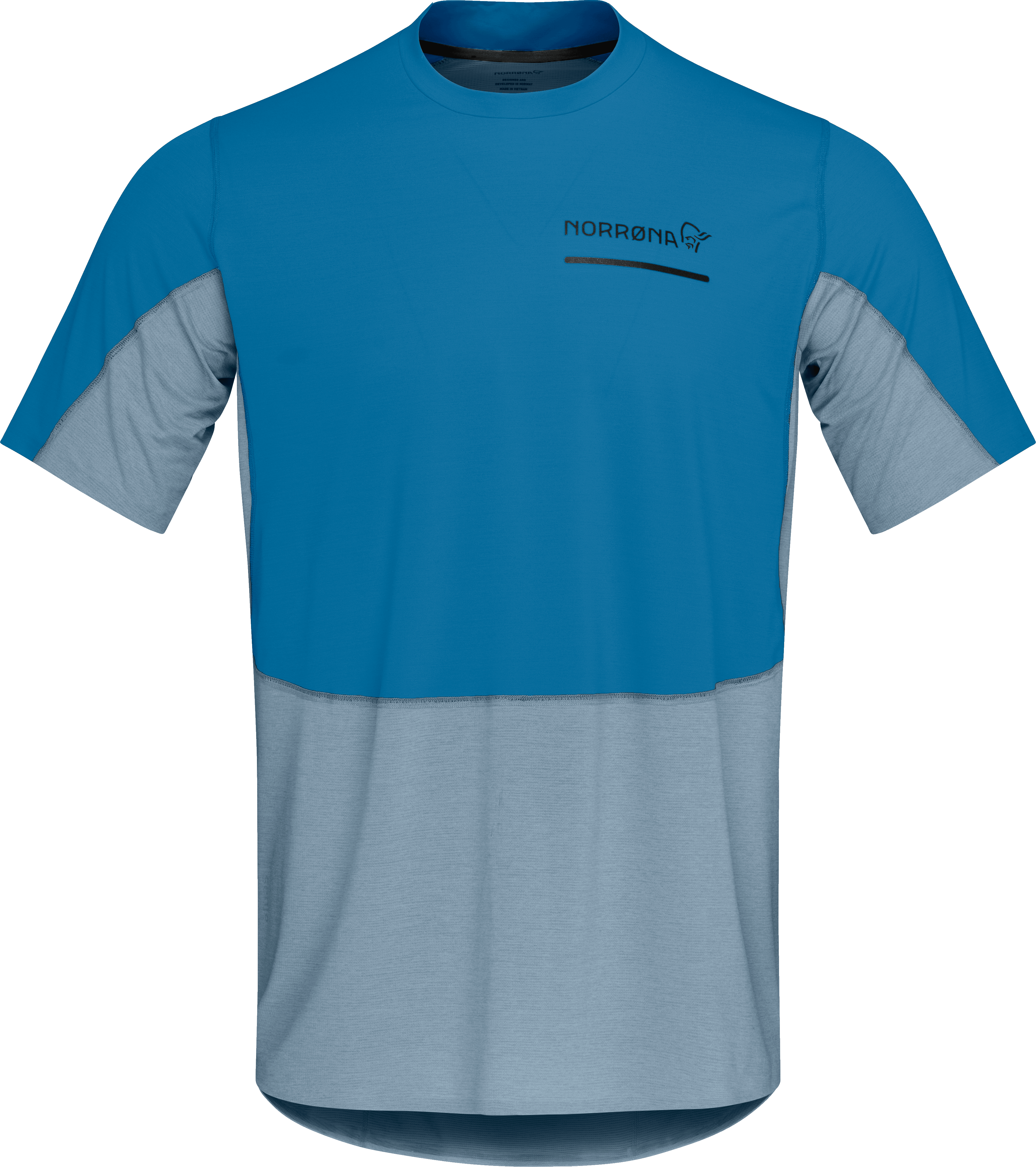 Norrøna Men’s Senja Equaliser Lightweight T-Shirt  Mykonos Blue