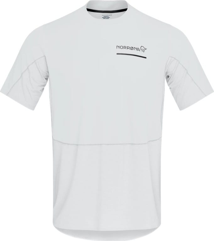 Norrøna Men's Senja Equaliser Lightweight T-Shirt  Snow White Norrøna