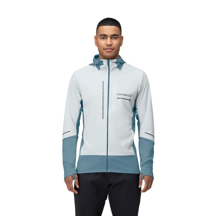 Norrøna Men's Senja Alpha90 Zip Hood Snow White Norrøna