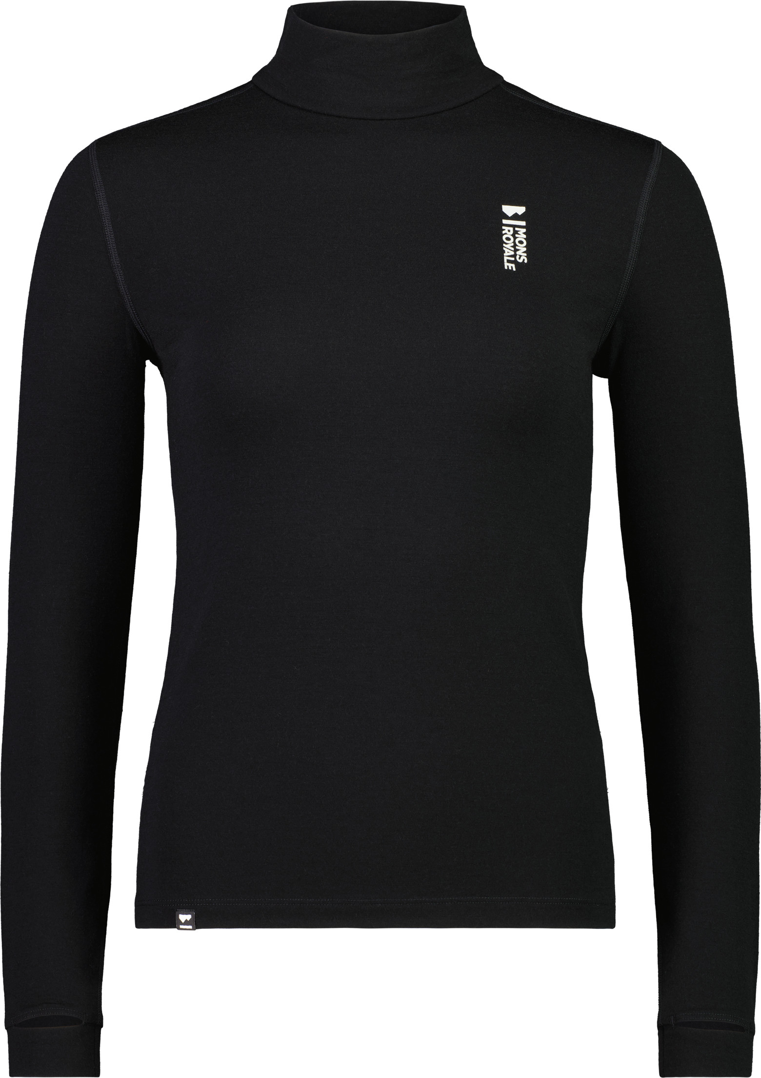 Mons Royale Women’s Cascade Merino Flex 200 Mock Neck Long Sleeve