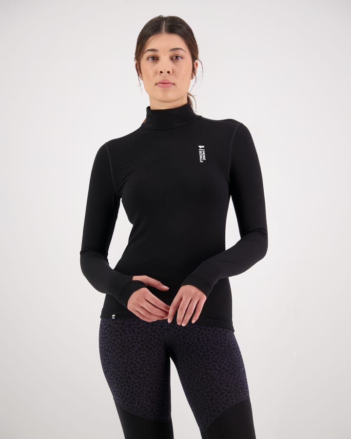 Mons Royale Women's Cascade Merino Flex 200 Mock Neck Long Sleeve Mons Royale