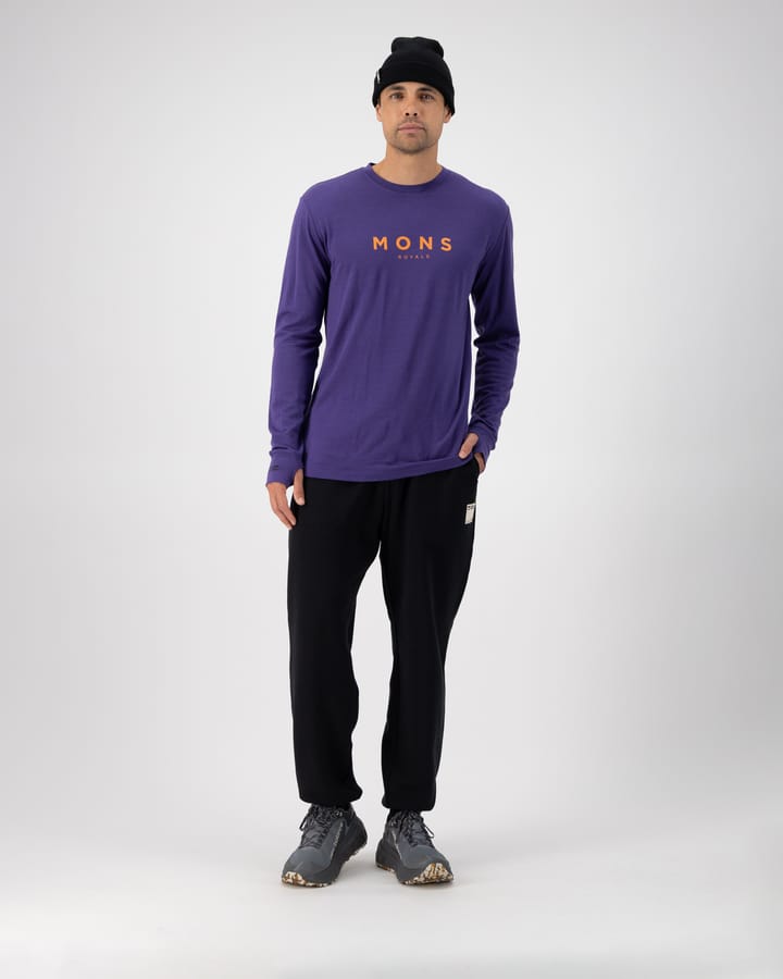 Mons Royale Men's Yotei Classic Longsleeve Violet Mons Royale