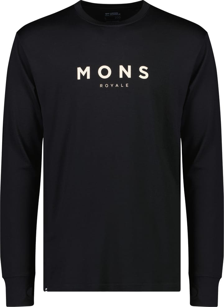 Mons Royale Men's Yotei Classic Longsleeve Black Mons Royale