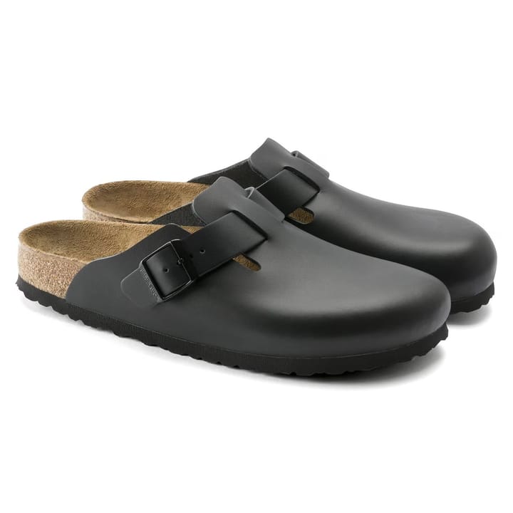 Birkenstock Boston Natural Leather Black Birkenstock