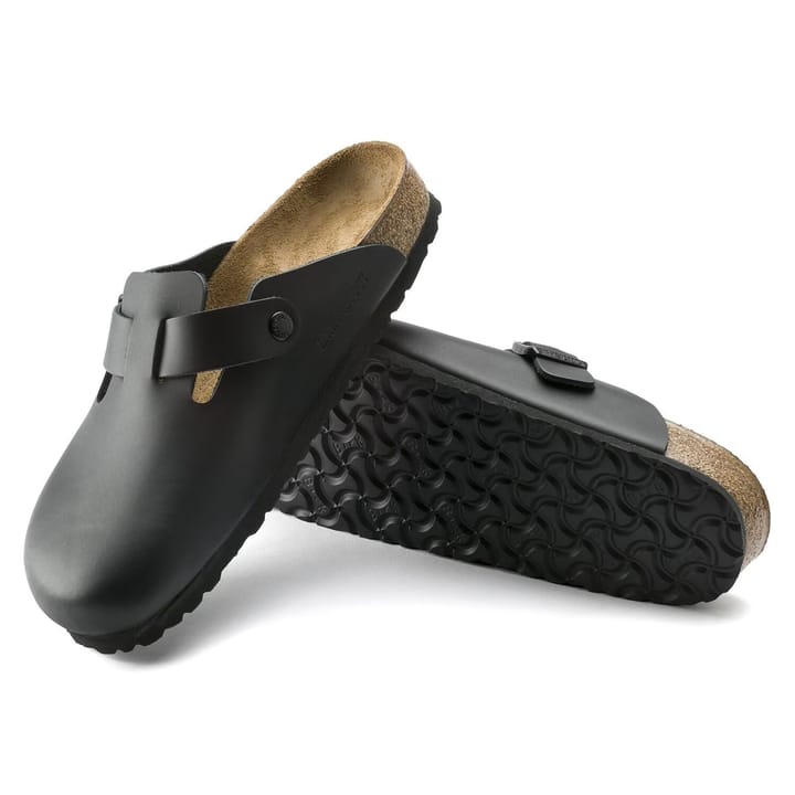 Birkenstock Boston Natural Leather Black Birkenstock