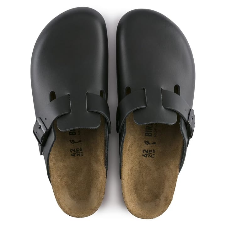 Birkenstock Boston Natural Leather Black Birkenstock