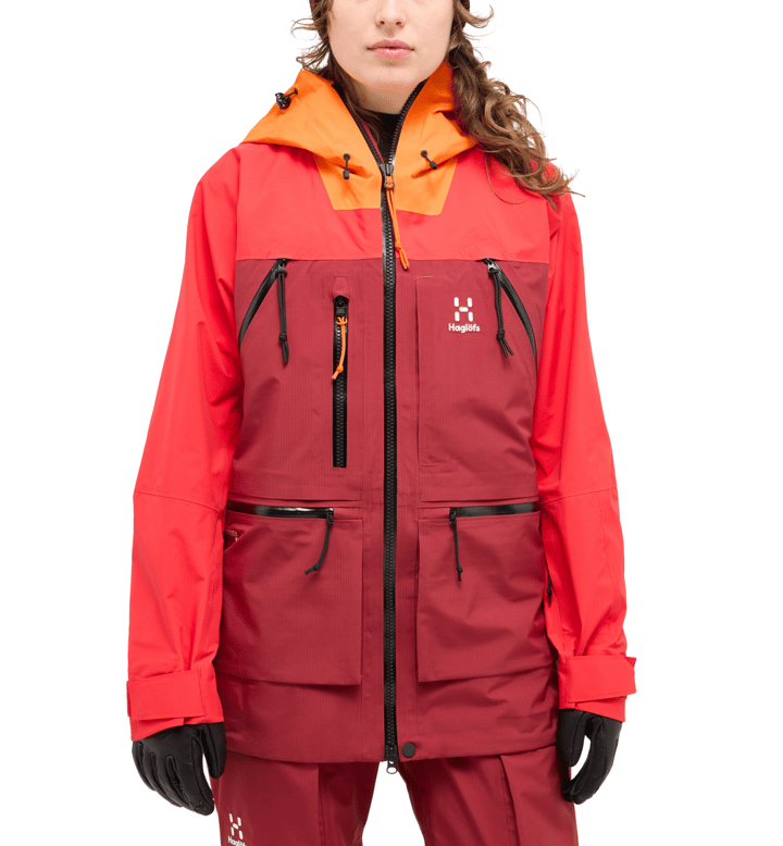 Haglöfs Women's Vassi Gore-Tex Pro Jacket Carmine Red/Bright Red Haglöfs