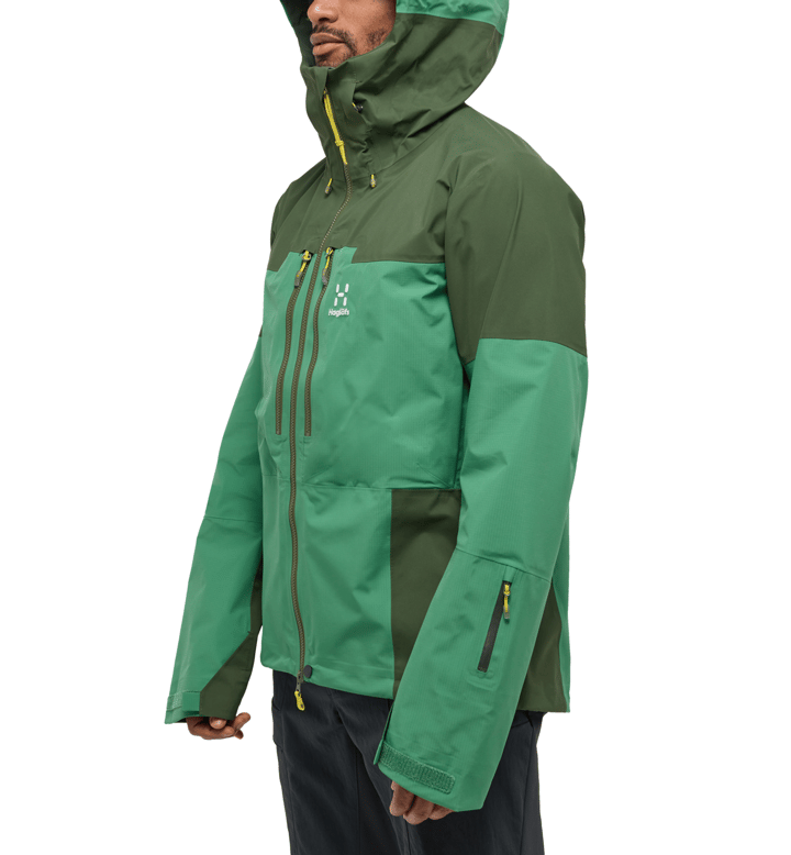 Haglöfs Men's Spitz Gore-Tex Pro Jacket Seaweed Green/Dark Jelly Green Haglöfs