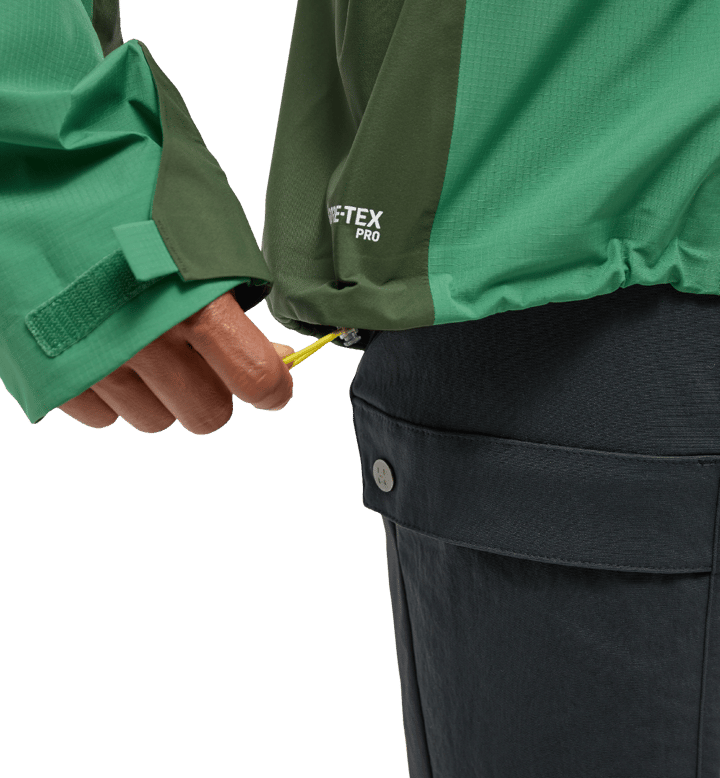 Haglöfs Men's Spitz Gore-Tex Pro Jacket Seaweed Green/Dark Jelly Green Haglöfs