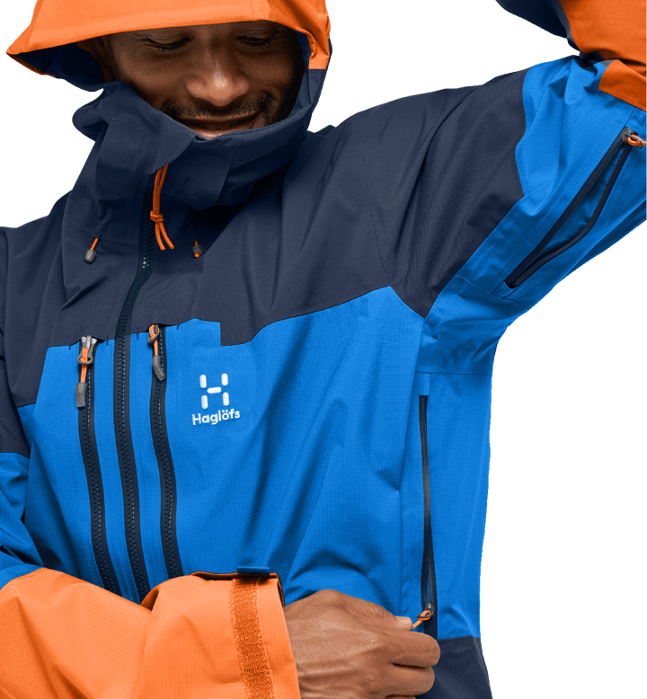 Haglöfs Men's Spitz Gore-Tex Pro Jacket Electric Blue/Tarn Blue Haglöfs