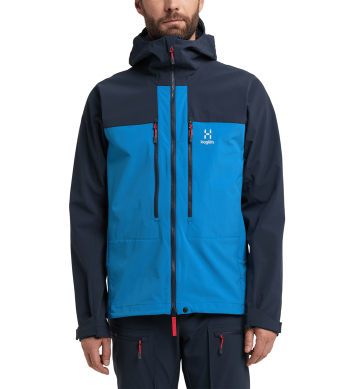 Haglöfs Men's Roc Sight Softshell Jacket Nordic Blue/Tarn Blue Haglöfs