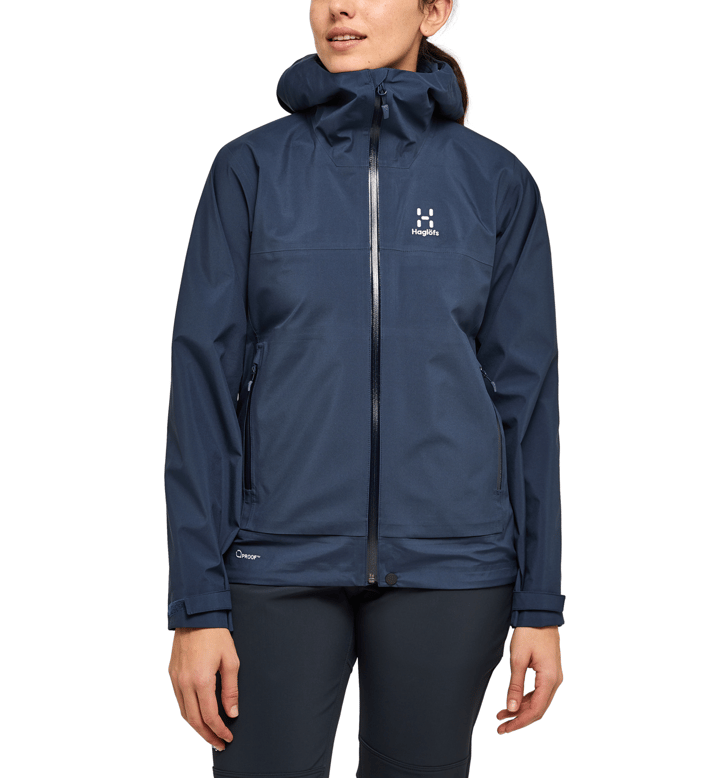 Haglöfs Women's Front Proof Jacket Tarn Blue Haglöfs