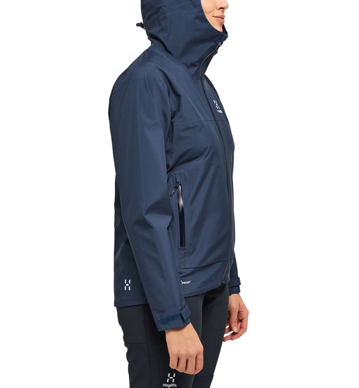 Haglöfs Women's Front Proof Jacket Tarn Blue Haglöfs