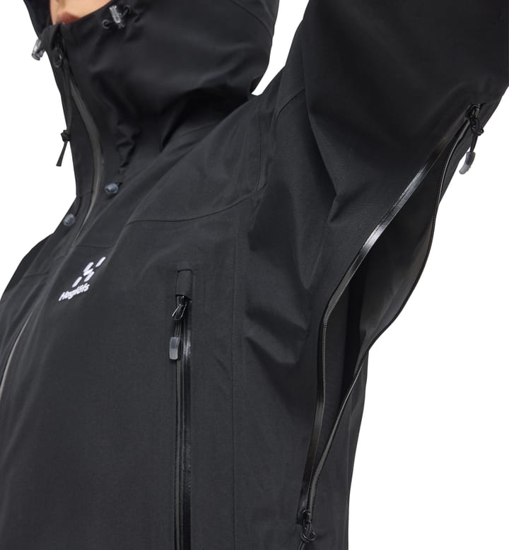 Haglöfs Roc Flash Gtx Jacket Women True Black Haglöfs