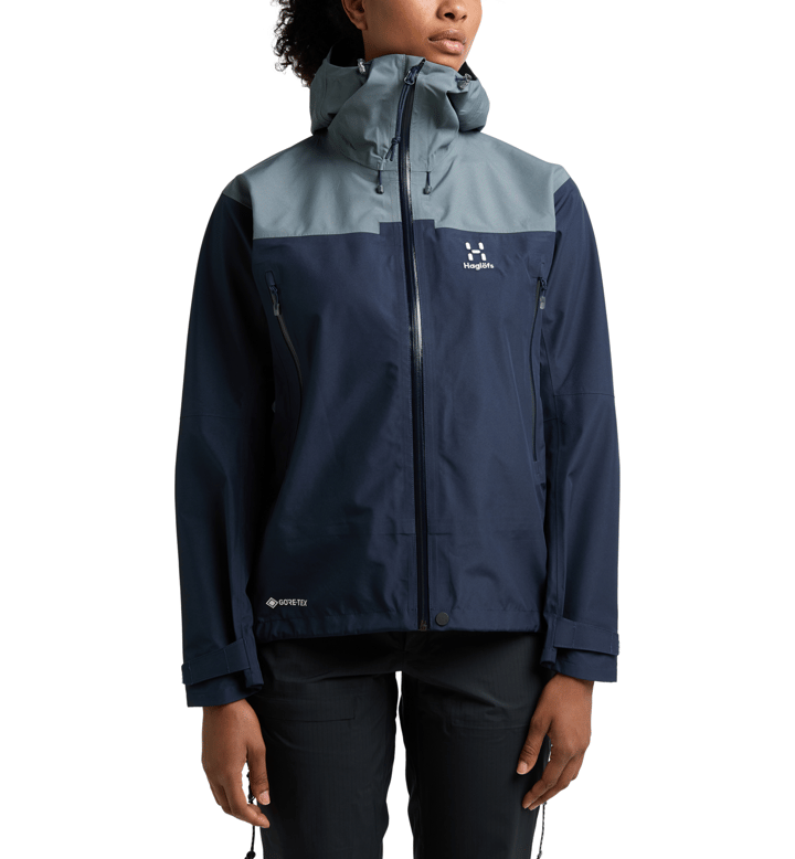 Haglöfs Roc Flash Gtx Jacket Women Tarn Blue/Steel Blue Haglöfs