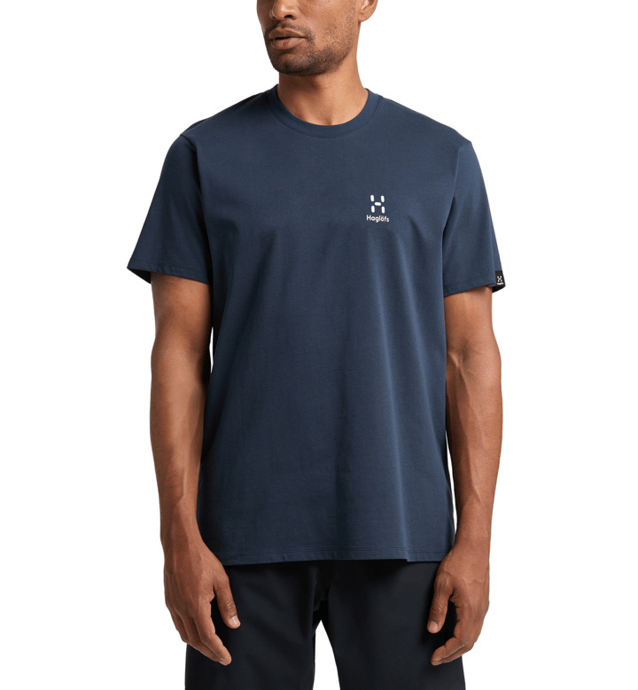 Haglöfs Men's Camp Tee Tarn Blue Solid Haglöfs