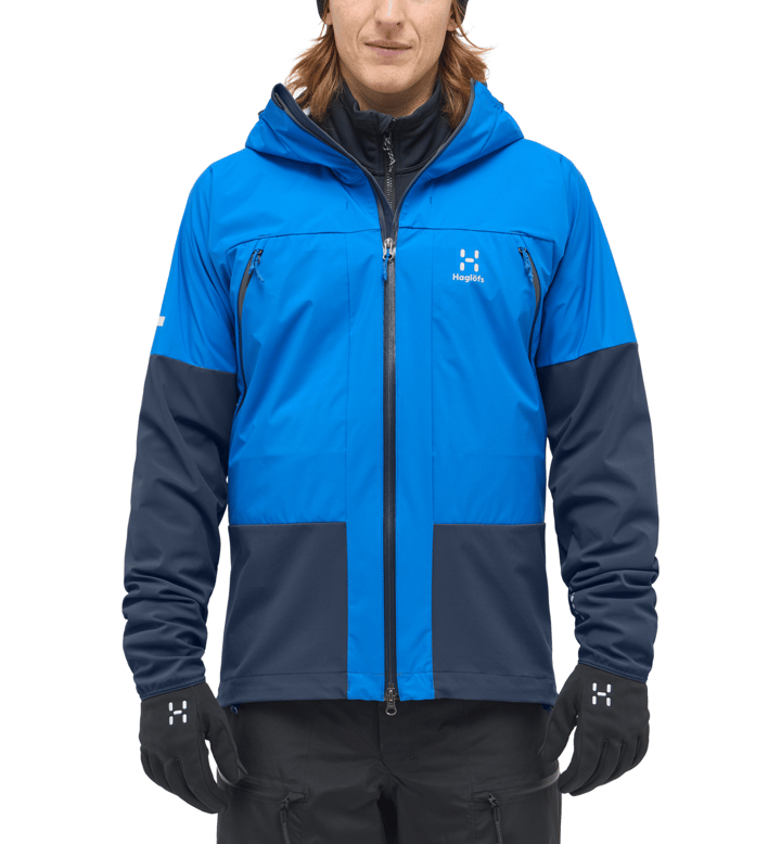 Haglöfs Men's L.I.M Hybrid Touring Hood Electric Blue/Tarn Blue Haglöfs