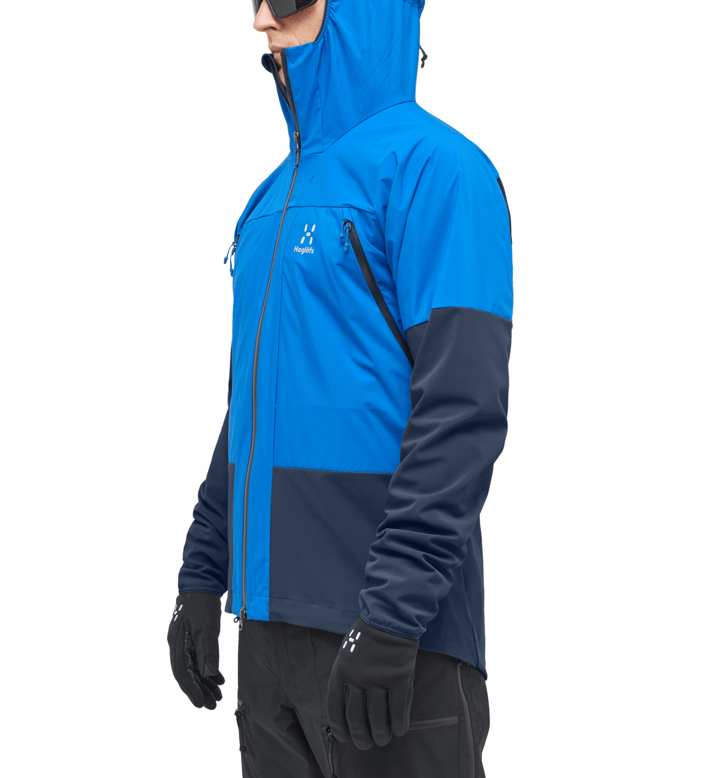 Haglöfs Men's L.I.M Hybrid Touring Hood Electric Blue/Tarn Blue Haglöfs