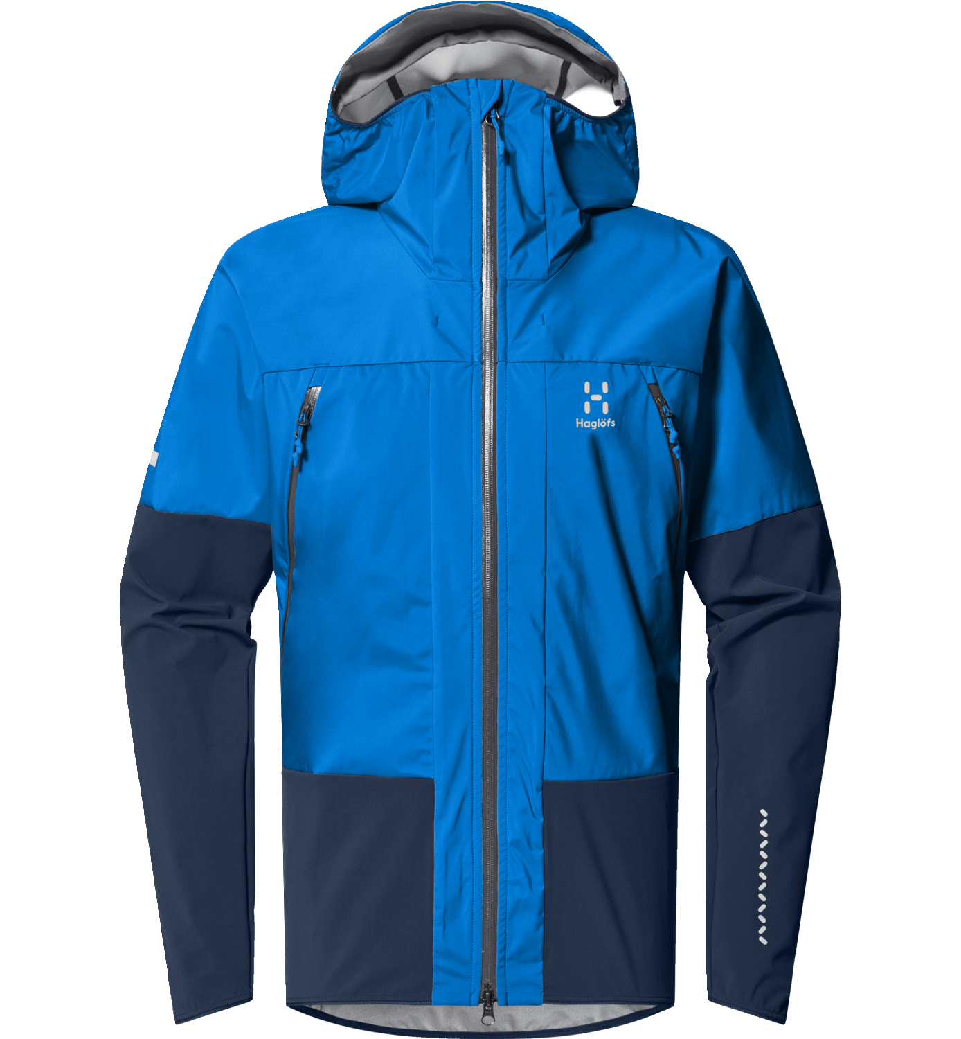 Haglöfs Men's L.I.M Hybrid Touring Hood Electric Blue/Tarn Blue