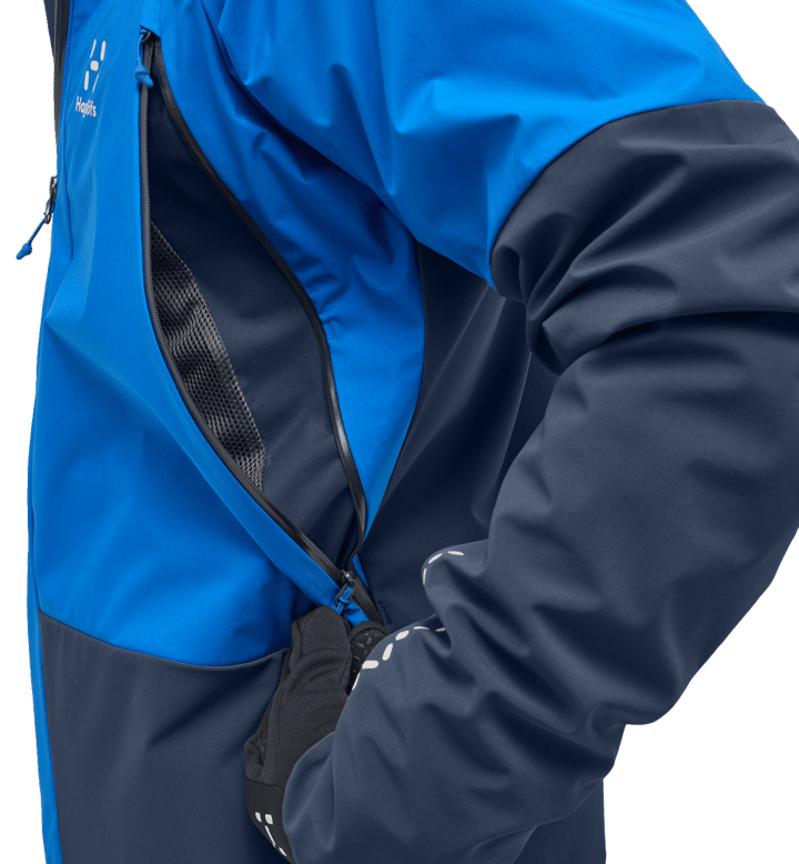 Haglöfs Men's L.I.M Hybrid Touring Hood Electric Blue/Tarn Blue Haglöfs