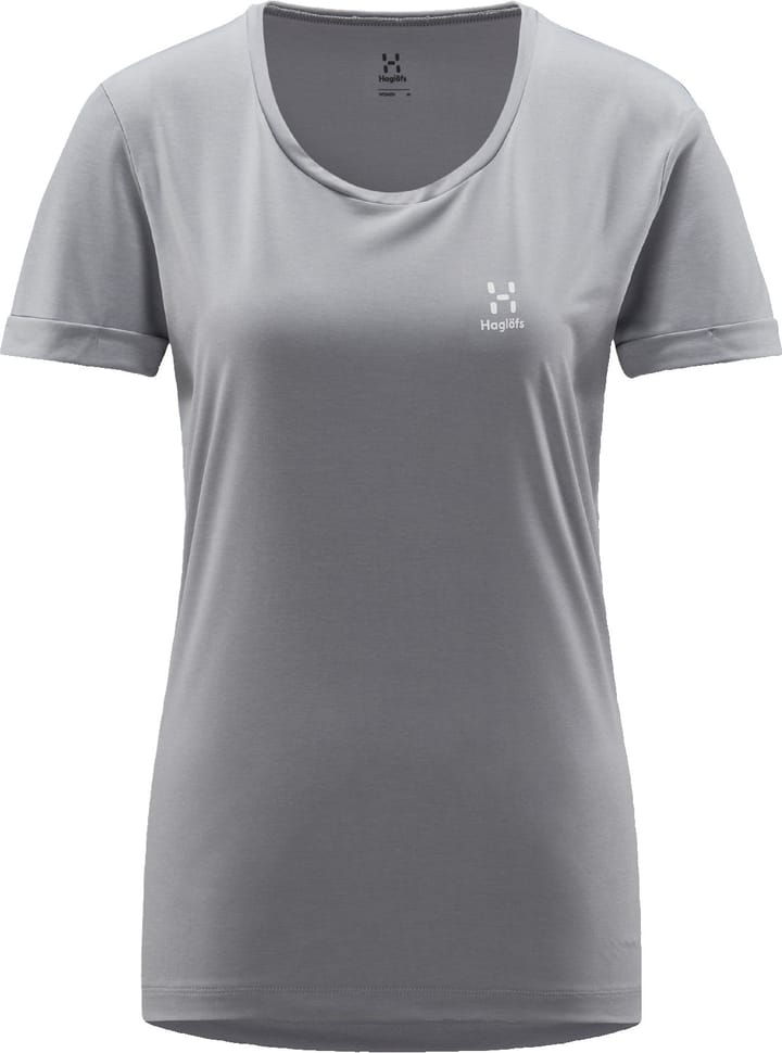 Haglöfs Women's Ridge Hike Tee Concrete Solid Haglöfs