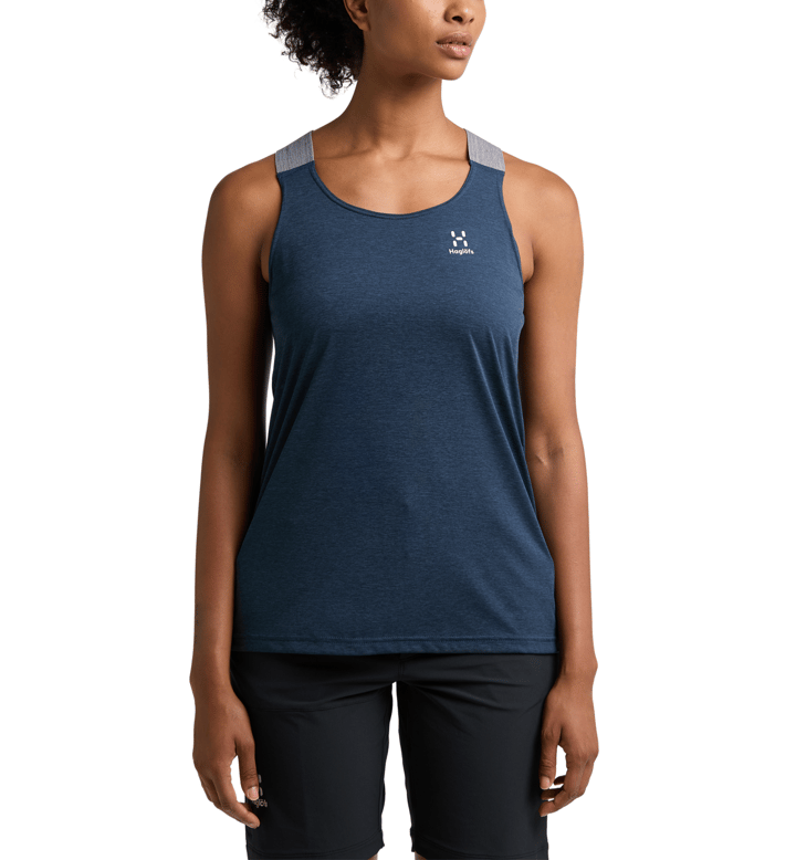 Haglöfs Women's Ridge Tank Tarn Blue Solid Haglöfs