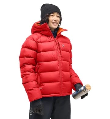 Haglöfs Women's Rosson Down Hood Bright Red Haglöfs