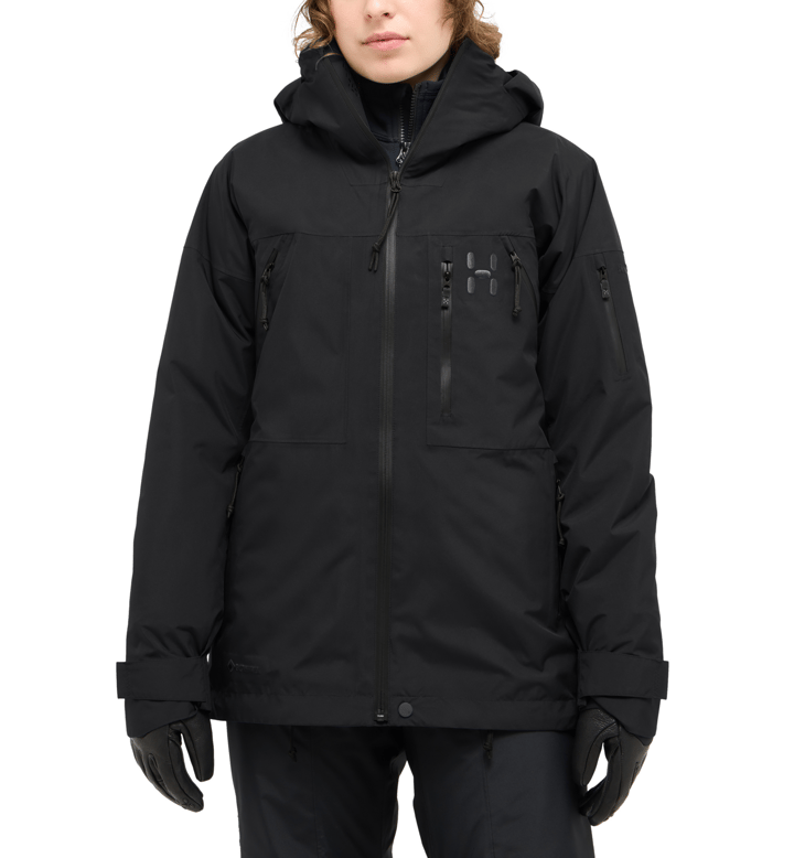 Haglöfs Women's Latnja GORE-TEX Insulated Jacket True Black Haglöfs