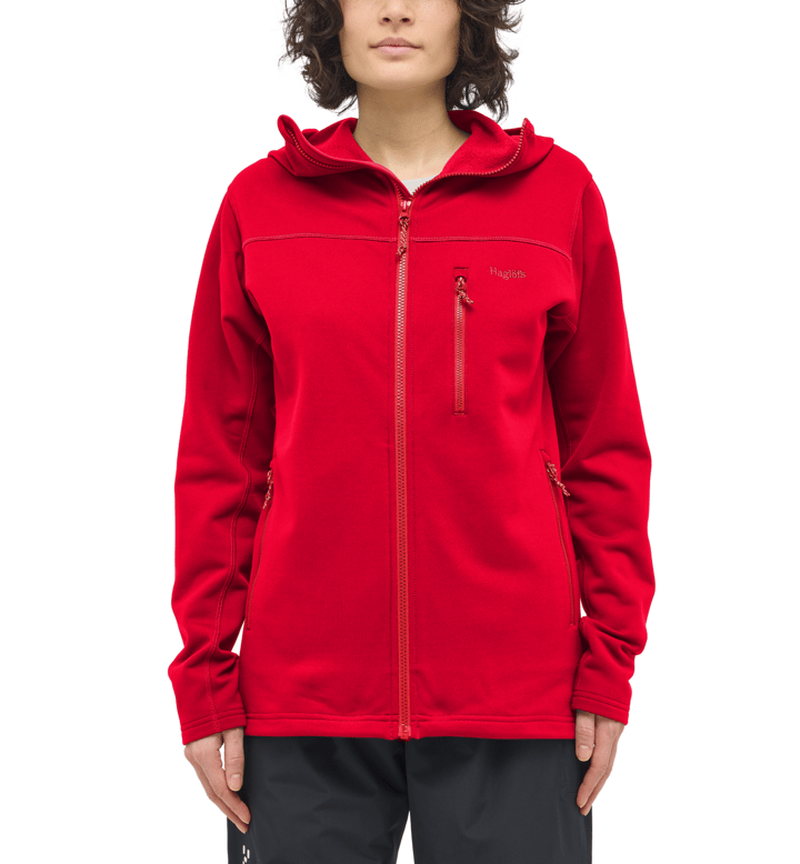 Haglöfs Women's Rosson Mid Hood Bright Red Haglöfs