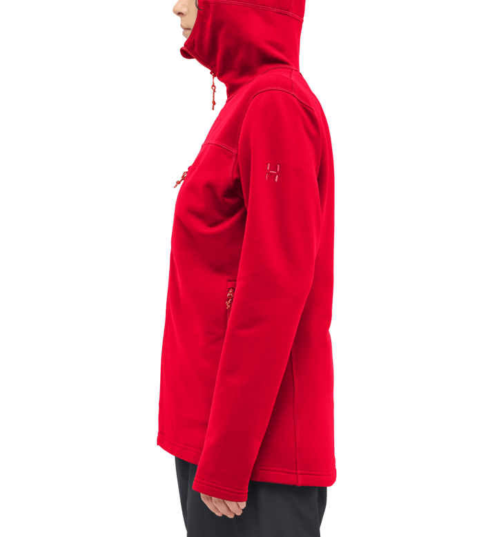 Haglöfs Women's Rosson Mid Hood Bright Red Haglöfs