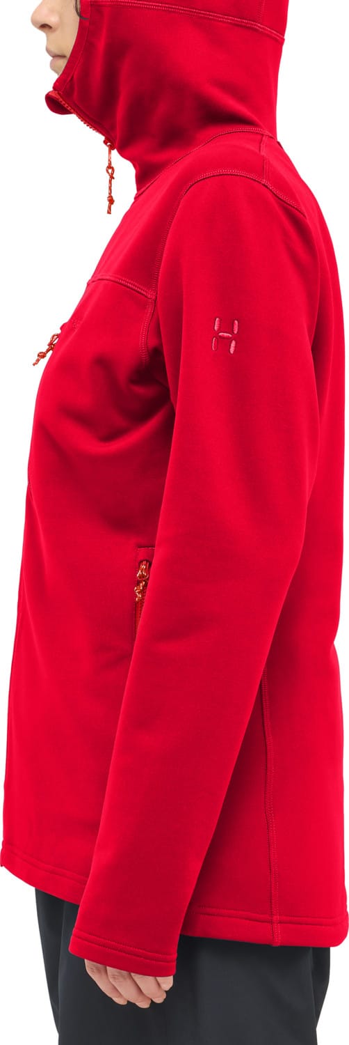 Haglöfs Women's Rosson Mid Hood Bright Red Haglöfs