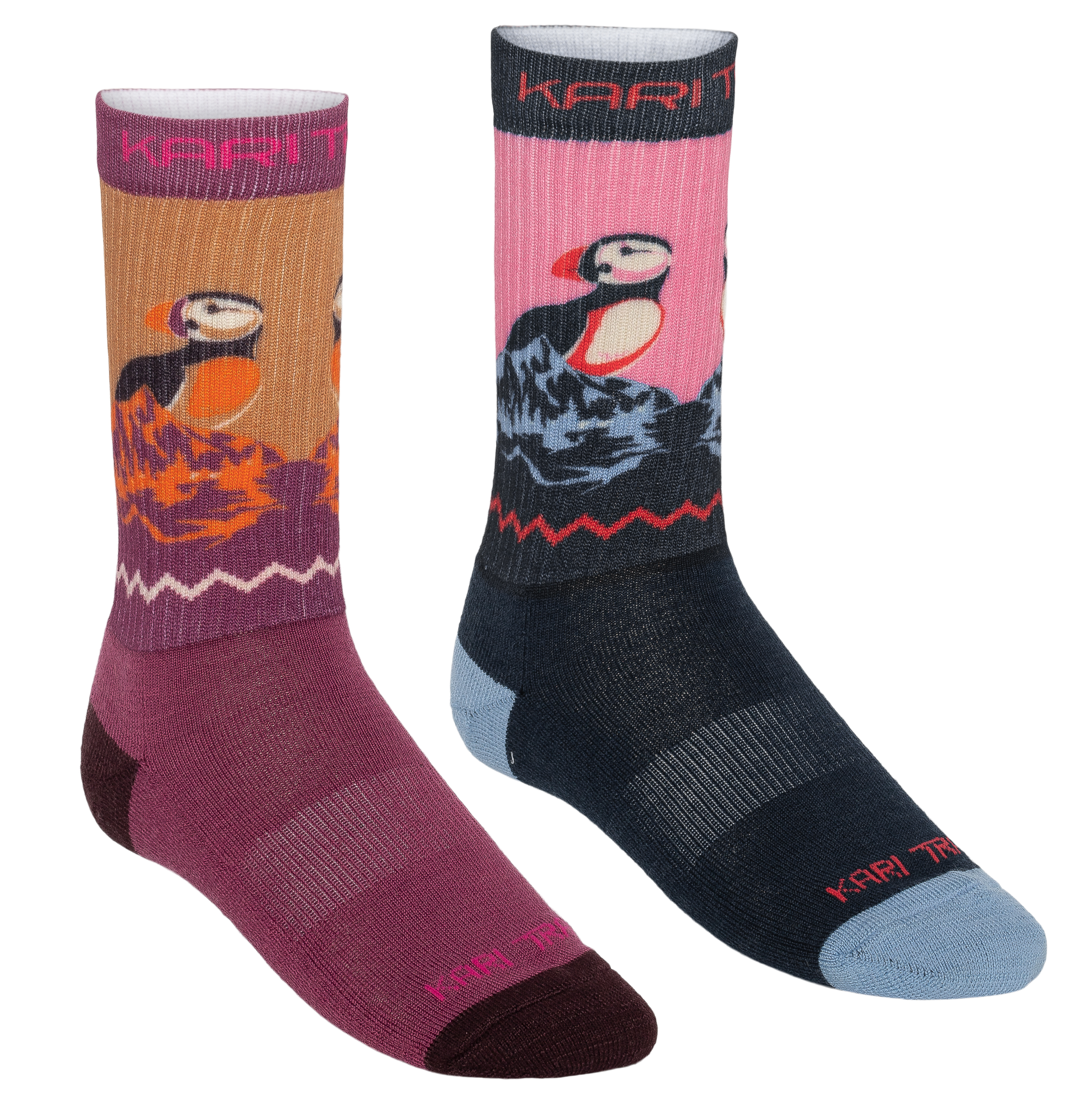 Kari Traa Women’s Puffin Sock 2-pack Dark Navy Blue