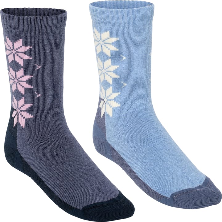 Kari Traa Women's KT Wool Sock 2-pack Pastel Light Blue Kari Traa