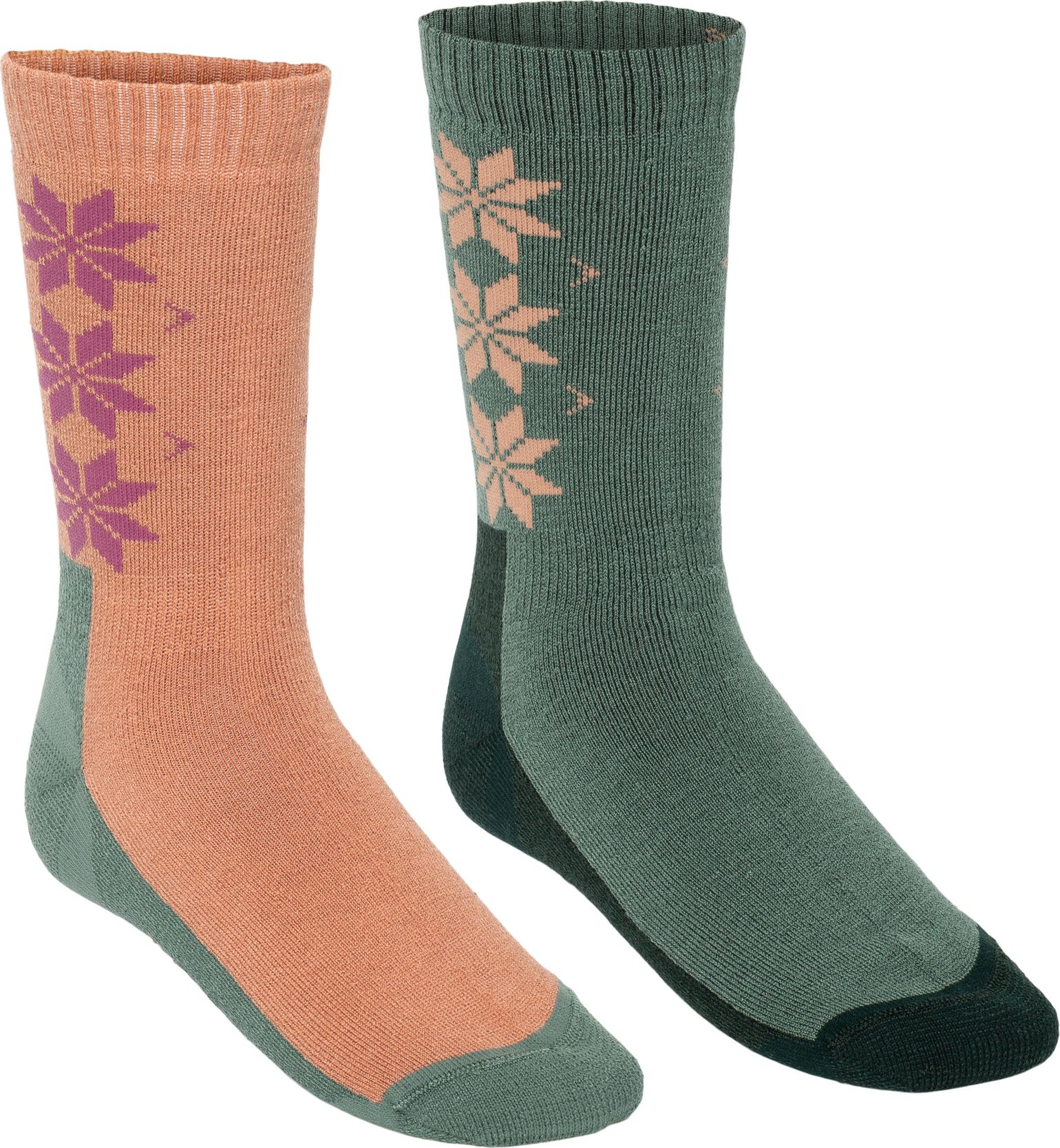 Kari Traa Women's KT Wool Sock 2-pack Dusty Midtone Green