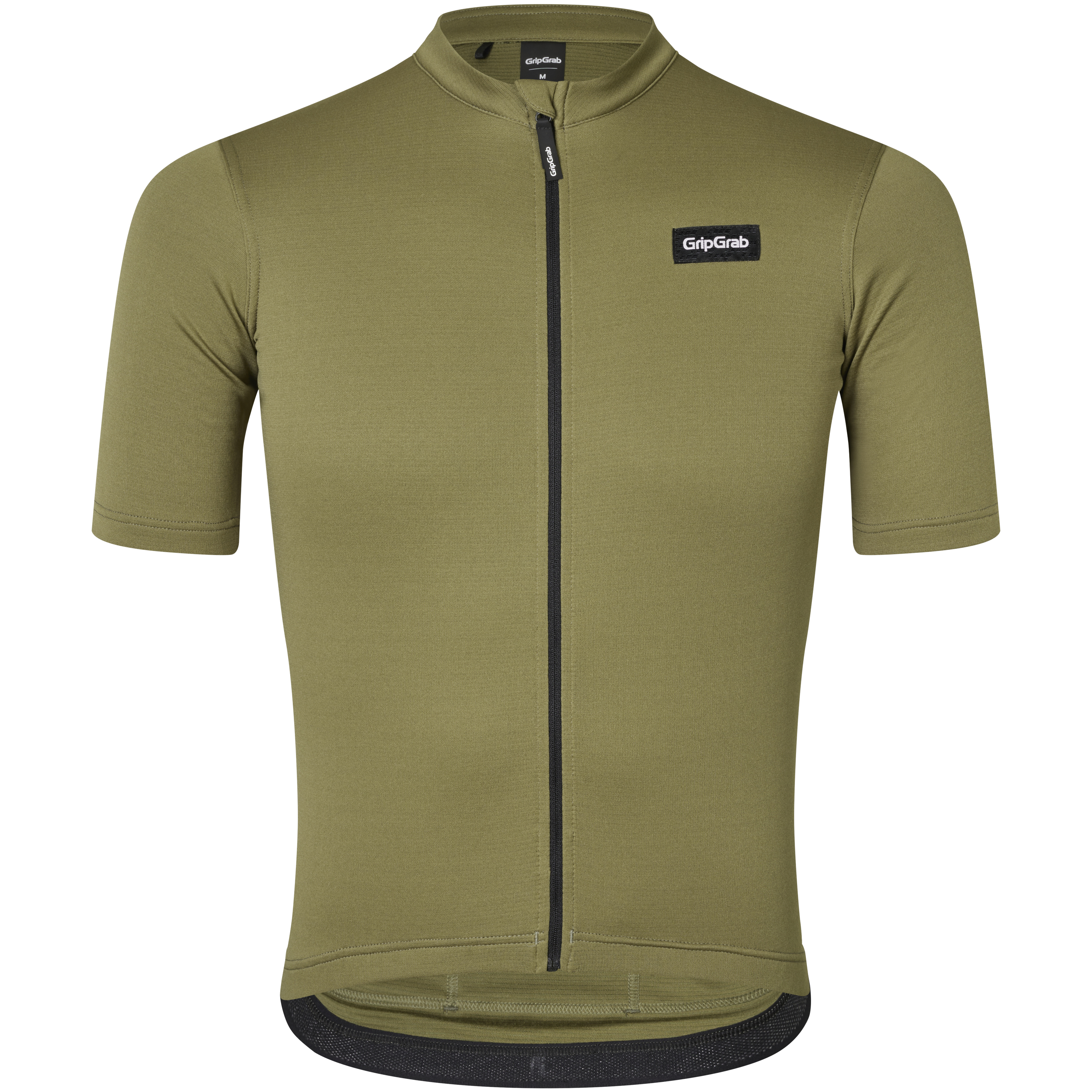 Gripgrab Men’s Gravelin Merinotech Short Sleeve Jersey Olive Green